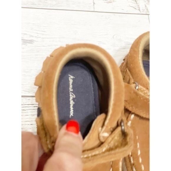 Hanna Andersson Haskell Leather Ankle Moccasin Boots - Picture 7 of 7